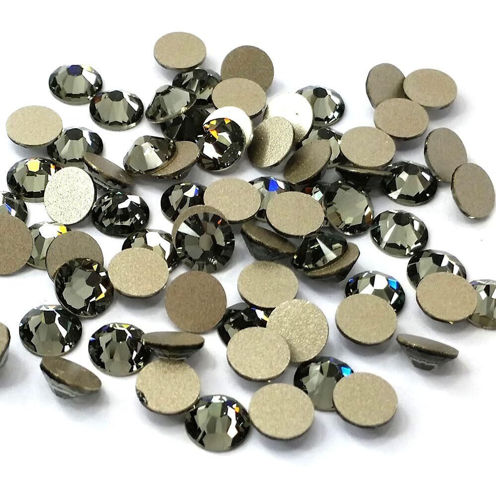 1518 Black Diamond 215 Gray Grey Black Swarovski Austrian Crystal New 2088